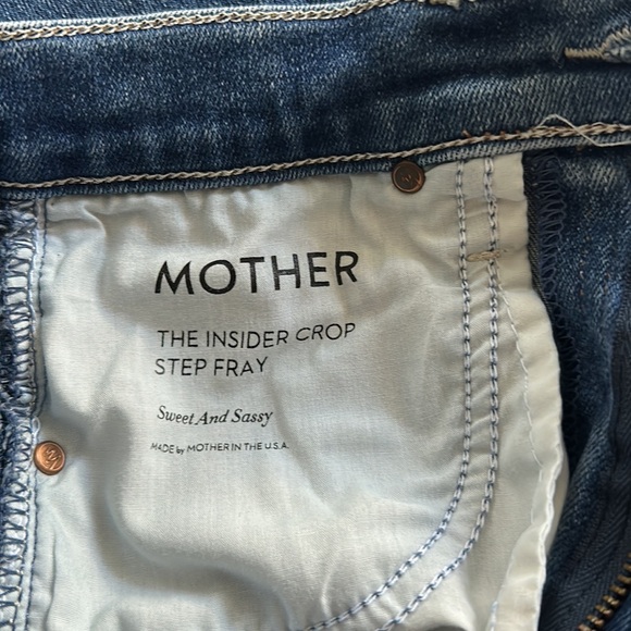Mother The Insider Crop Step Fray - Picture 3 of 4